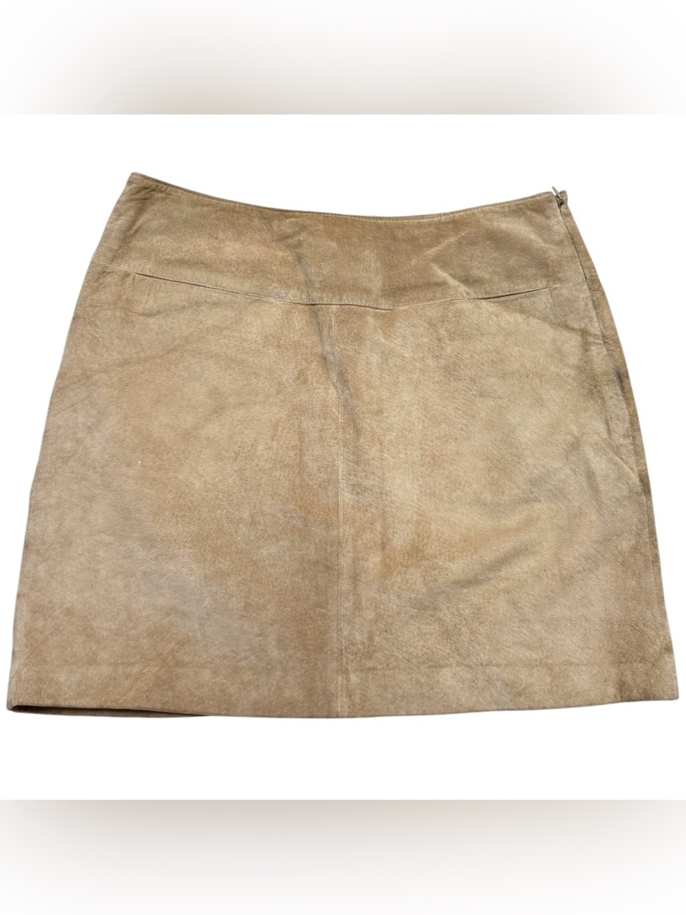 Y2K Mossimo Genuine Leather Suede Mini Skirt
